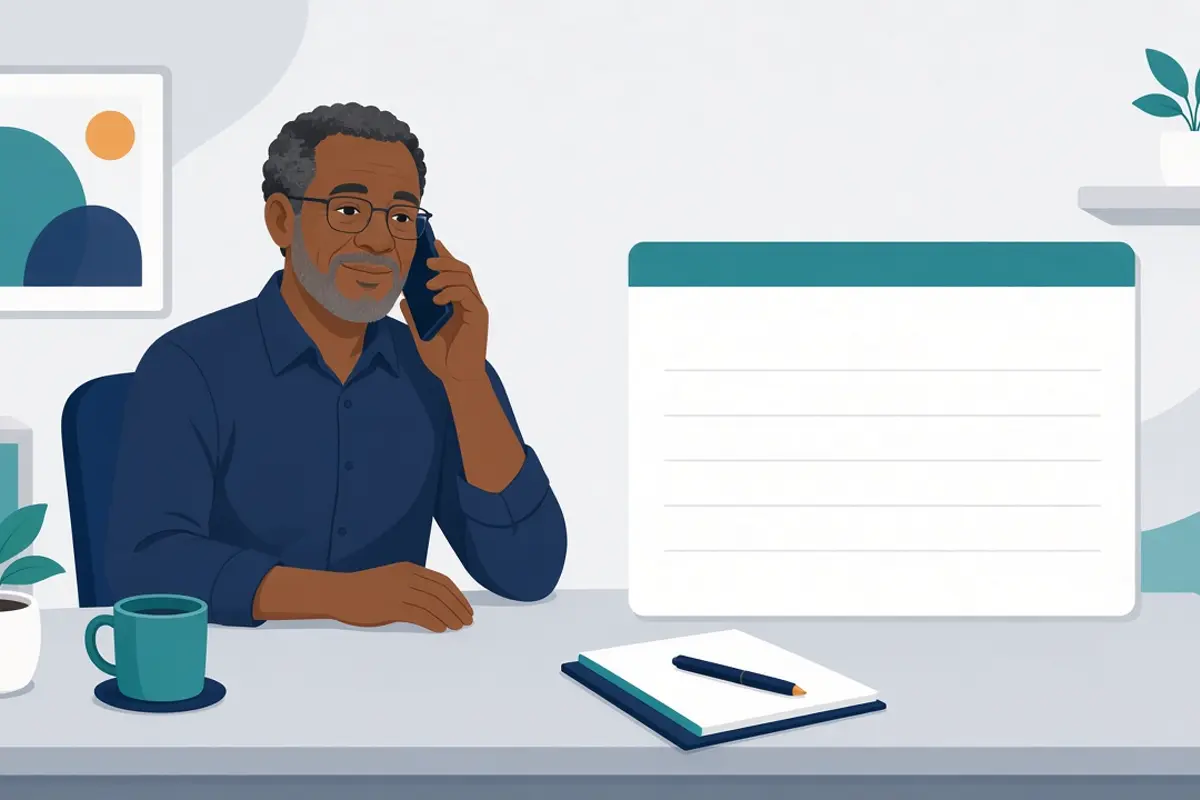 Phone and calendar reminding borrowers to call before due date